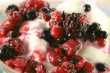 Ice Cream And Berries Photo