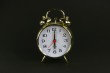 Gold Clock 6 Oclock Photo