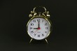 Gold Clock 9 Oclock Photo